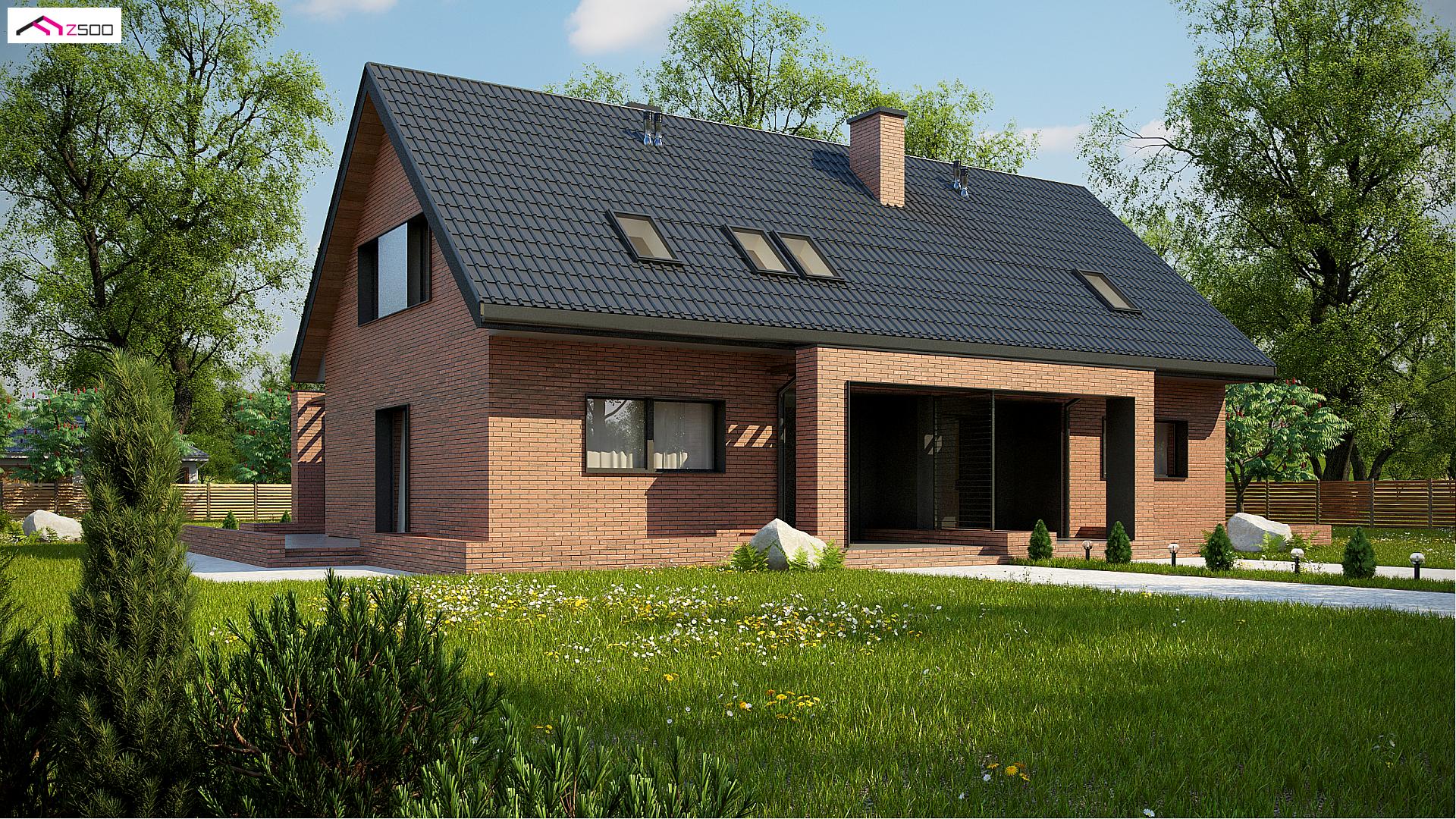 Дом с мансардой и террасой 120кв. Коттеджи крыша проект. Проекты коттеджей. Дом с мансардой и гаражом. Дом с мансардой.